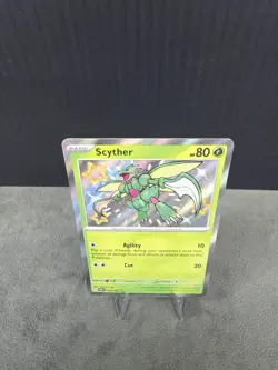 Scyther 095/091 SV: Paldean Fates Holo Rare *Shiny* Pokemon TCG NM English 🔥 - Image 4