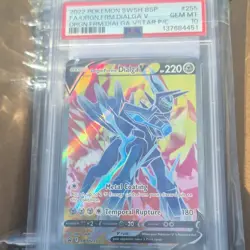PSA 10 Pokemon Origin Forme Dialga V SWSH255 Holo Promo 220 HP 2022 - Image 1