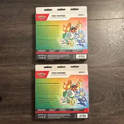 Pokemon 2026 First Partners 2X Series 1 Collections Brand New Sealed Lot Of 2 - Image 4