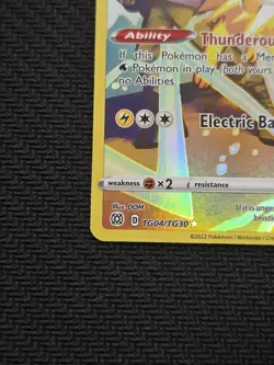 Jolteon TG04/TG30 Swsh09 Trainer Gallery Pokemon TCG Brilliant Stars - Image 5