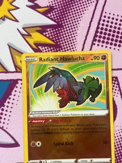 Pokemon TCG - Radiant Hawlucha 081/189 - Astral Radiance - NM/M - Image 2