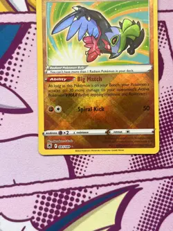 Pokemon TCG - Radiant Hawlucha 081/189 - Astral Radiance - NM/M - Image 3