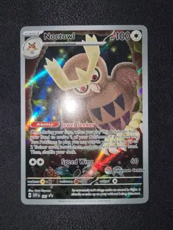 Noctowl Pokemon Center PC ETB Promo SVP141 Stellar Crown Sealed - Image 2