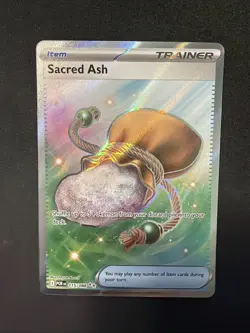 Pokemon Sacred Ash 115/088 Ultra Rare Trainer Item POR Full Art Holo - Image 1