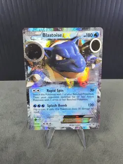 Blastoise EX XY30 Black Star Promo Full Art Ultra Rare Holo Pokemon TCG LP - Image 1