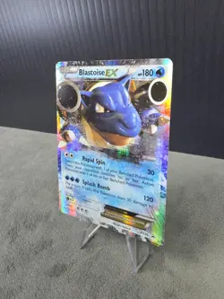 Blastoise EX XY30 Black Star Promo Full Art Ultra Rare Holo Pokemon TCG LP - Image 2