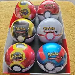 Pokemon TCG PokeBall Tins Brand New Factory Sealed E25 X1 - Image 1