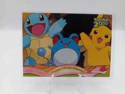 Pikachu’s Rescue Adventure 12 Pokemon the Movie 2000 Topps Ft Squirtle, Marill - Image 1