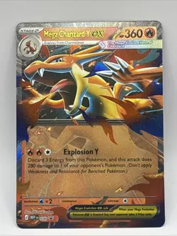 Mega Charizard Y ex - 030 030 Holo Promo ME: Mega Evolution Promo Pokemon NM - Image 1