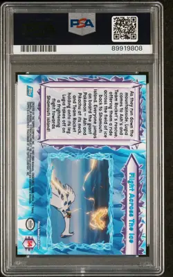 2000 Topps Pokemon The Movie - #54 Flight Across The Ice Rainbow Foil PSA 3 - Image 2