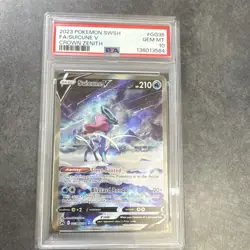 Pokemon Suicune V GG38/GG70 Crown Zenith Galarian Gallery Ultra Rare Holo PSA 10 - Image 1