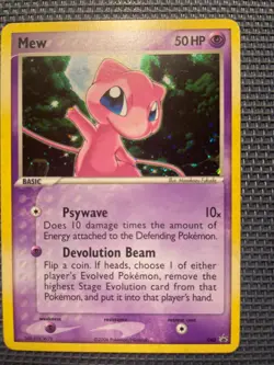 Pokemon Mew 040 Holo Black Star Promo NM - Image 3