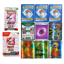 Pokemon PTCG English Mega Phantasmal Flames Scarlet Violet 151 Booster Bundle Ve - Image 3