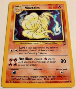 13/130 Ninetales Rare Holo 2000 Pokemon Base Set 2 - NEVER PLAYED MT-NRMT - Image 2