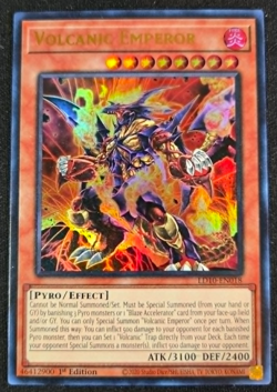 Yugioh Volcanic Emperor Legendary Duelist LD10-EN018 NM - Image 1