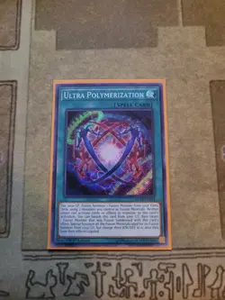 YUGIOH ULTRA POLYMERIZATION MP18-EN014 SECRET 1ST ED NM - Image 1
