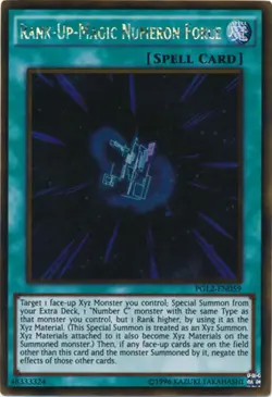 Rank-Up-Magic Numeron Force - PGL2-EN059 - Gold Rare - Unlimited Edition - Damag - Image 1