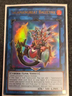 Yugioh Salamangreat Balelynx SDSB-EN043 Ultra Rare 1st Ed NM - Image 1