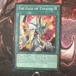 Yugioh The Gaze Of Timaeus Secret Rare MZMU-EN013 - Image 2