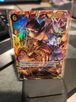 Sabo OP13-120 EB01 Parallel Full Art 6 Cost 7000 Power Blocker One Piece TCG - Image 1