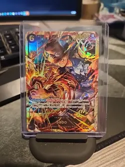 Sabo OP13-120 EB01 Parallel Full Art 6 Cost 7000 Power Blocker One Piece TCG - Image 2