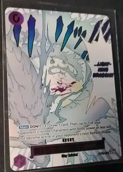 ONE PIECE LIGHTENING DRAGON Alt Art Parallel Foil Holo NM/M Pack Fresh - Image 3