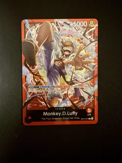 🔥Monkey.D.Luffy ST21-001 - One Piece TCG Starter Deck EX: Gear 5 Foil NM🔥 - Image 1