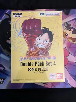 One Piece DP-04 Double Pack Set 4 OP-07 500 Years in the Future SEALED Display - Image 1