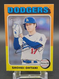 2024 Topps Heritage Shohei Ohtani #371 Los Angeles Dodgers Base Card - Image 1