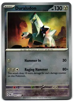 Duraludon 069/131 - MASTER BALL Prismatic Evolutions Pokemon TCG - M/LP Card - Image 1