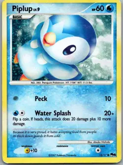 Pokemon Piplup - 15/17 - Pop Series 6 Holo Card - Image 3