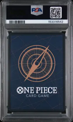 PSA 9 One Piece Monkey D Luffy OP07-073 BANDAI CARD GAMES Fest Promo Japanese - Image 2