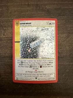 Metazoo Cryptid Nation Card Silver Bullet 27/159 2nd Edition Full Holo - Image 1