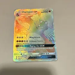 Pokemon Charizard GX Rainbow Rare 150/147 SM-Burning Shadows Holo Card - Image 2