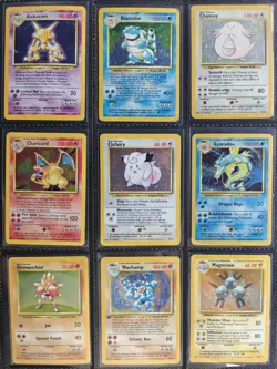 Complete Pokemon Card Base Set 102/102 WOTC 1999 Charizard, Blastoise, Venusaur - Image 1