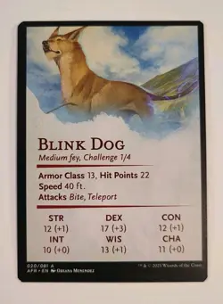 Blink Dog - Art Card - Art Series: Adventures in the Forgotten Realms - 020/081 - Image 2