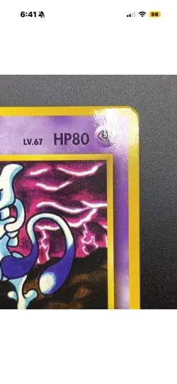 Mewtwo Glossy Vending Series 3 Promo Japanese Pokemon Card 1998- Error Card - Image 4