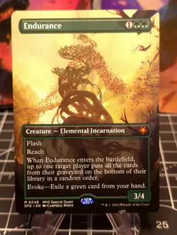 Endurance (Borderless) #48 (NM) Special Guests SPG Magic MTG - Image 1