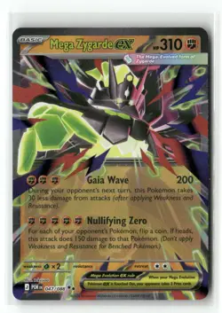 Mega Zygarde ex 047/088 Double Rare Perfect Order Pokemon Holo Near Mint - Image 1