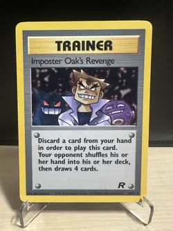 Pokemon TCG Imposter Oak's Revenge 76/82 Team Rocket Uncommon Regular English - Image 1
