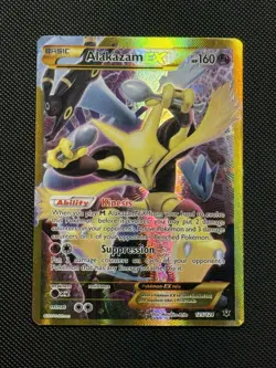 Alakazam EX (Secret) 125/124 XY - Fates Collide 2016 Pokemon Umbreon Collab - Image 1