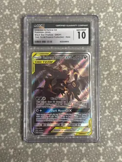 Pokemon Umbreon & Darkrai GX Tag Team Powers Coll. Full Art Promo SM241 CGC 10 - Image 1
