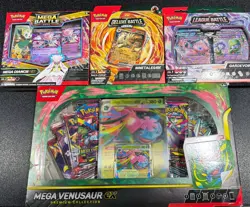 Pokemon Sealed Lot Mega Venusaur ex, Mega Diancie ex, Ninetails ex, Gardevoir ex - Image 1