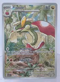 Flapple - 210/191 - Illustration Rare - SV08: Surging Sparks - Pokemon TCG NM - Image 1