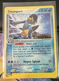 Pokemon TCG Swampert 13/109 Ruby and Sapphire holo￼ - Image 1