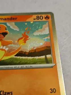 2 Swirls, Pokemon Ascended Heroes Charmander Cosmos Holo Card 020/217 NM - Image 3