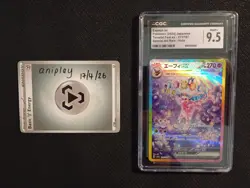 Espeon ex 211/187 SAR CGC 9.5 Japanese Terastal Festival Pokemon - Image 1