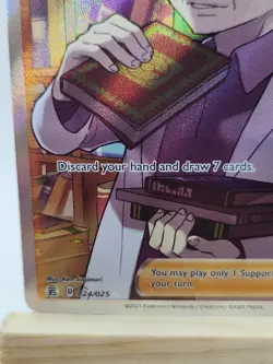 Pokemon TCG Professor's Research 024/025 Celebrations Full Art Holo Ultra Rare - Image 4