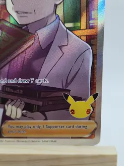 Pokemon TCG Professor's Research 024/025 Celebrations Full Art Holo Ultra Rare - Image 5