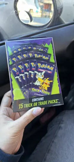 🎃 Pokemon TCG Trick or Trade Booster Pack bundle box – 15 Sealed Packs 2025 - Image 1
